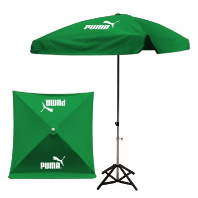 รับทำร่มสนาม สีเขียว งานpuma